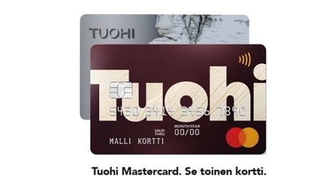 Tuohi Mastercard. Se toinen kortti.